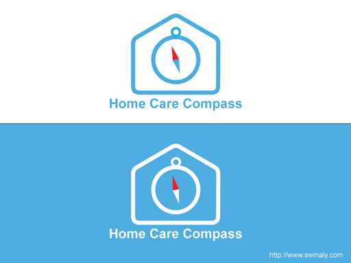 Home Care Compass Logo Design